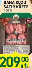 TARIM KREDİ DANA KUZU SATIR KÖFTE 400 G TARIM KREDİ DANA KUZU SATIR KÖFTE 400 G
